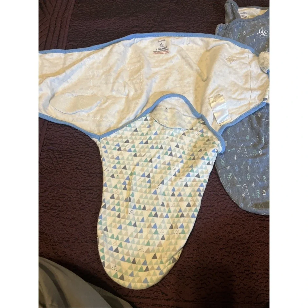 Lot of 3 SwaddleMe Original Swaddle Wraps Large 3-6 Months 14-18 lbs Baby Boy